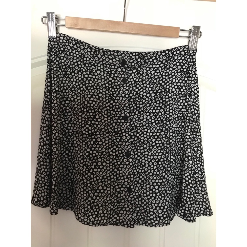 H&M Button Front Skirt